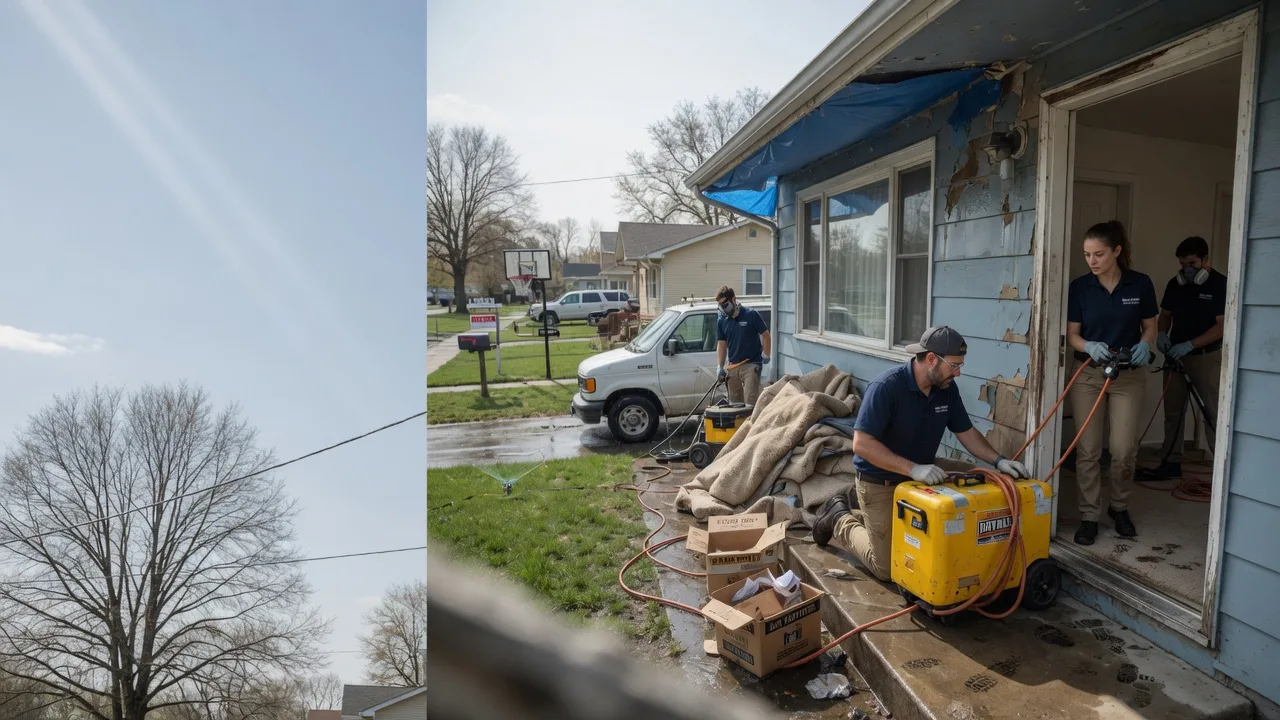 Basement Flood Cleanup in Maineville, OH near me